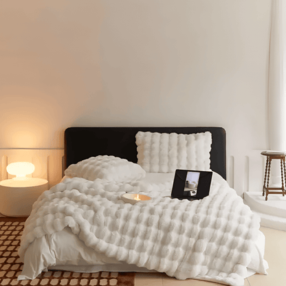 Hana – Couverture en velours bulles douce