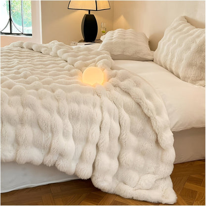Yumi – Luxueuse Couverture en Bubble-Velvet