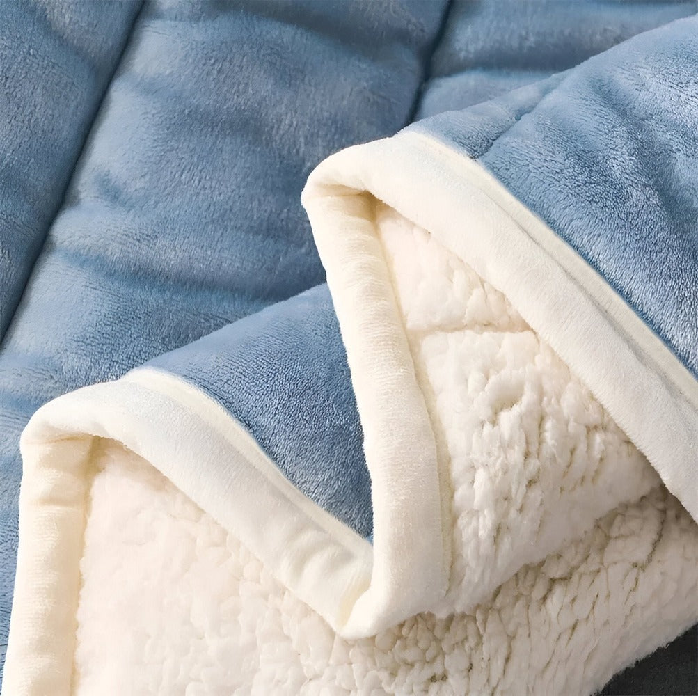 Nozomi – Couverture d'hiver en flanelle trois couches