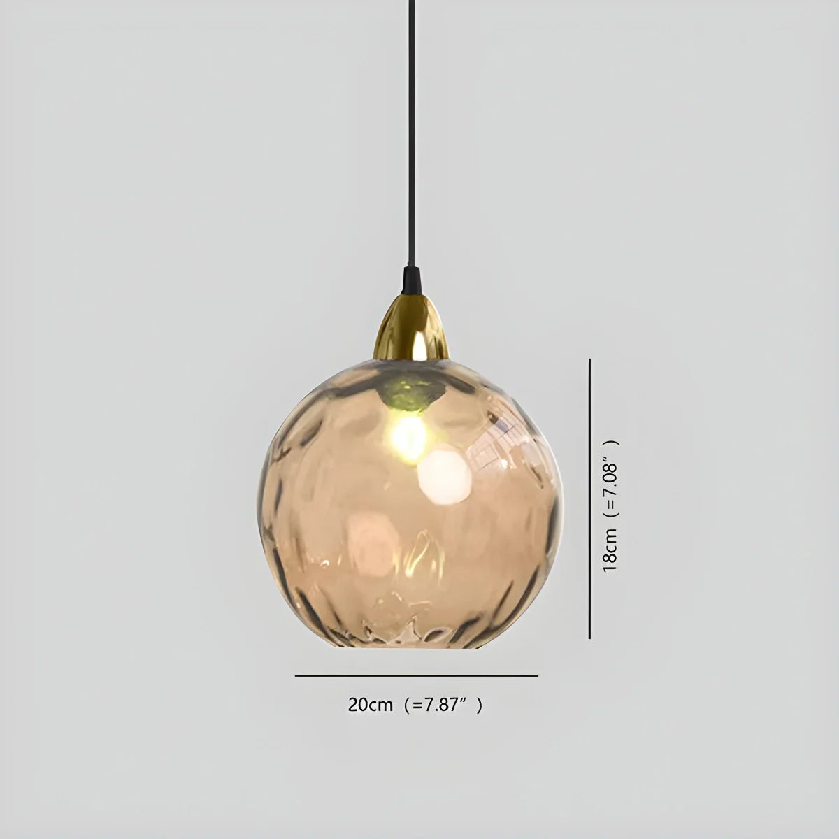 Emiko – Suspension en verre moderne