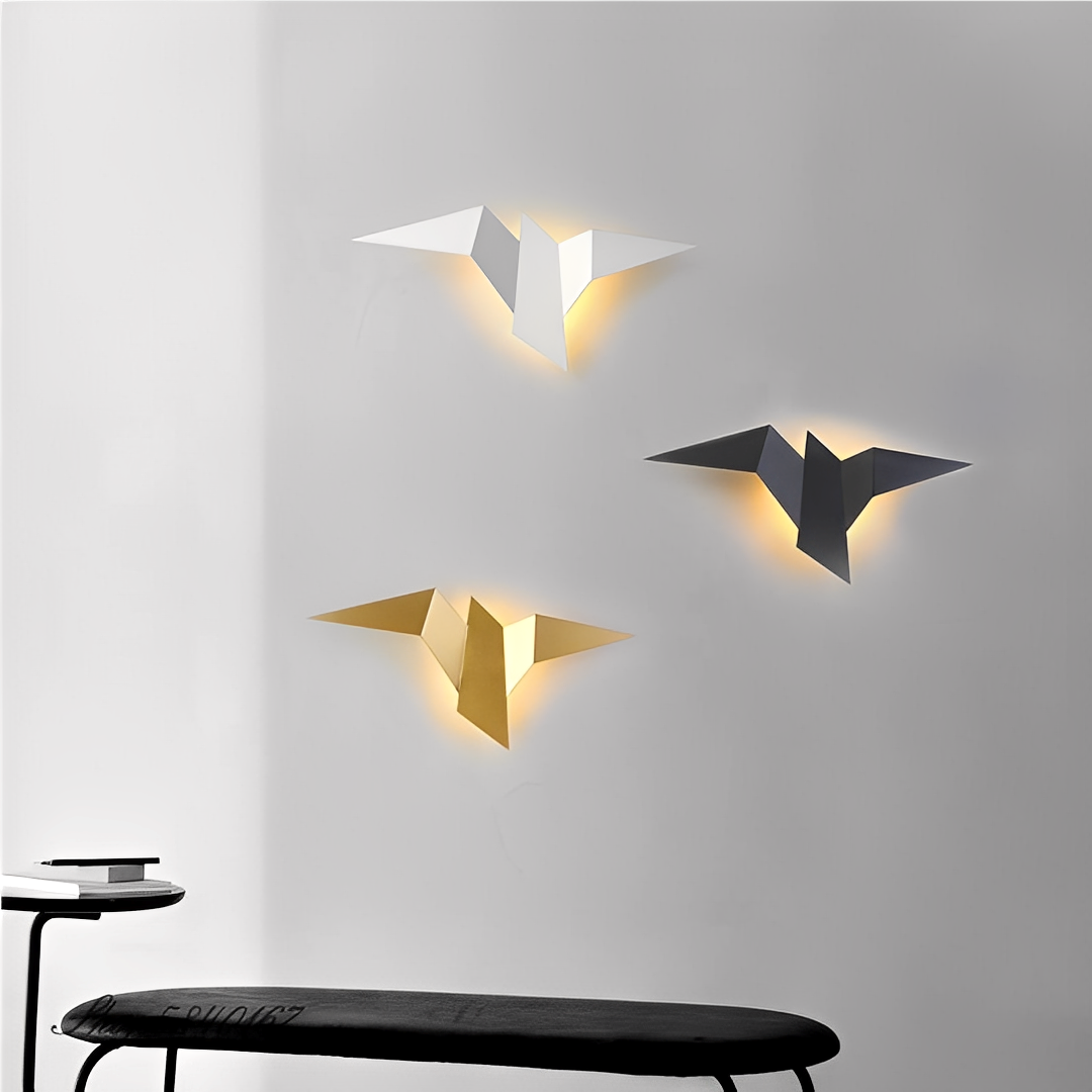 Aves – Applique murale LED décorative en forme d'oiseau