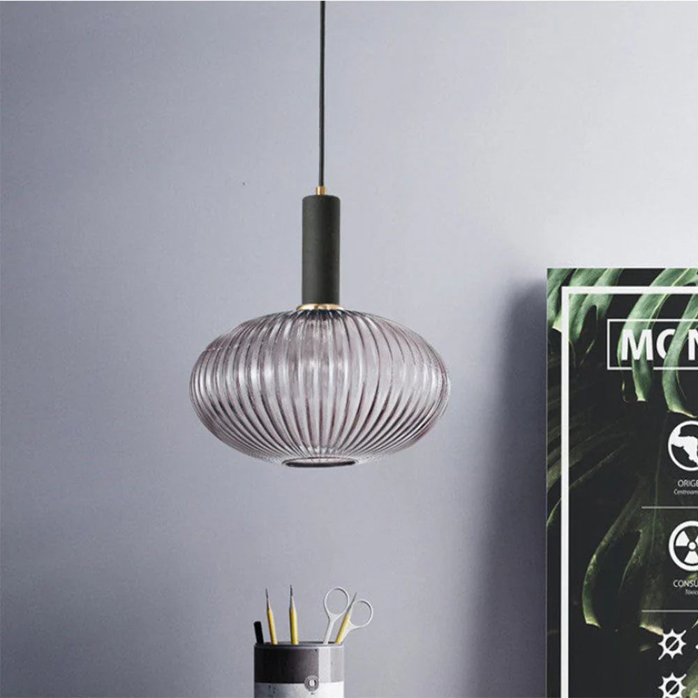Noah – Suspension moderne en verre style rétro-luxe