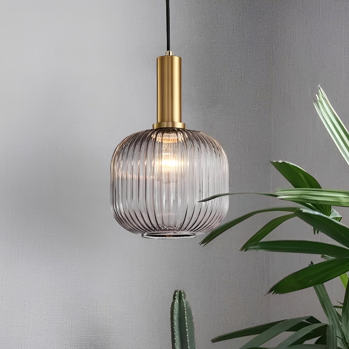 Riven – Suspension en verre rétro