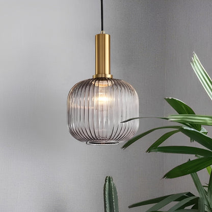 Riven – Suspension en verre rétro