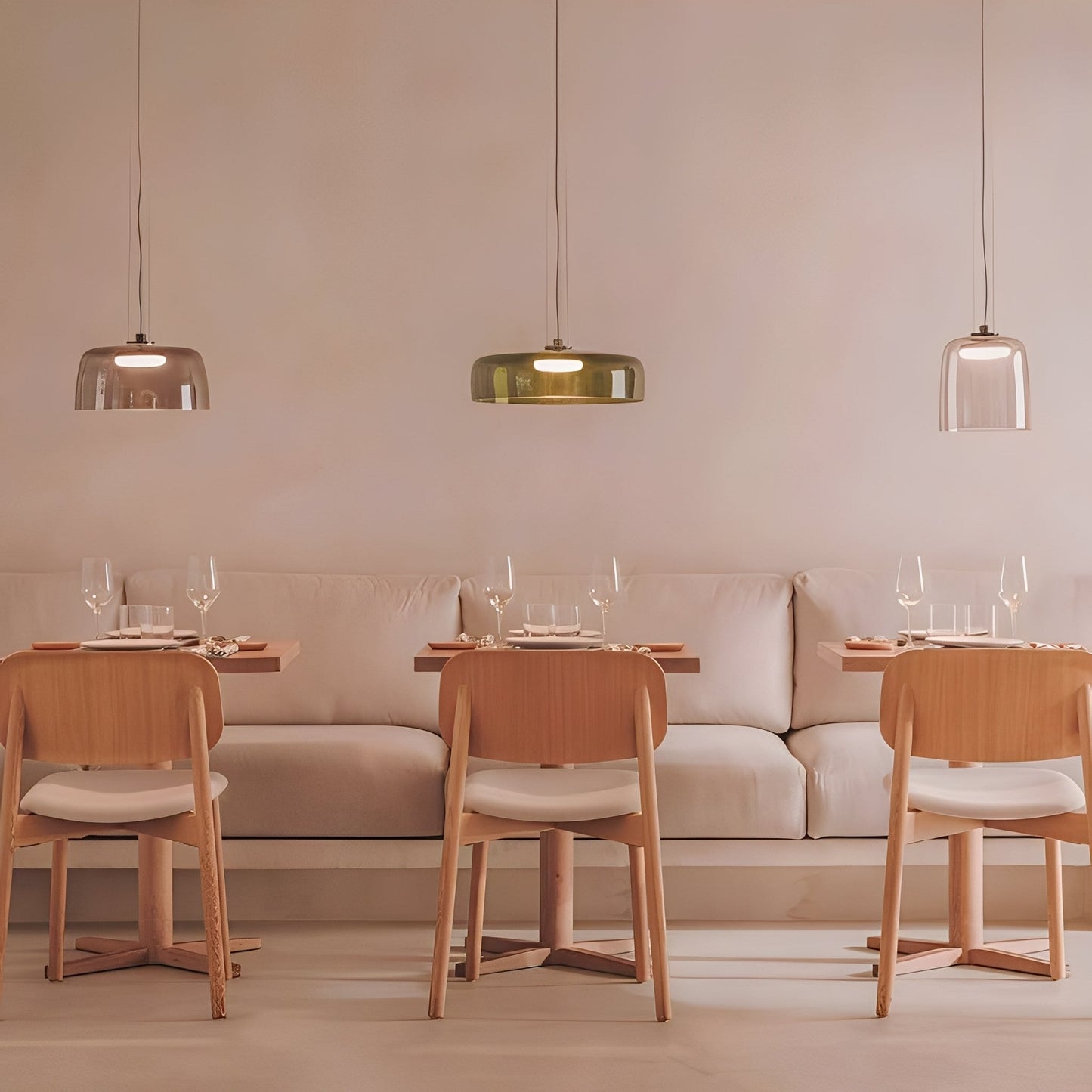 Laude – Designer Nordique Verre-Plafonnier