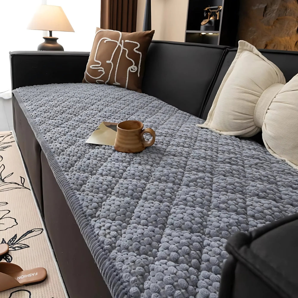 Milo – Coussin de canapé en velours côtelé pour toutes les saisons