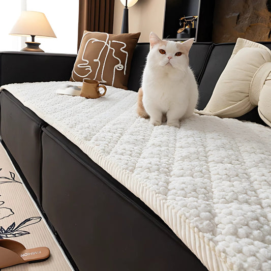 Milo – Coussin de canapé en velours côtelé pour toutes les saisons