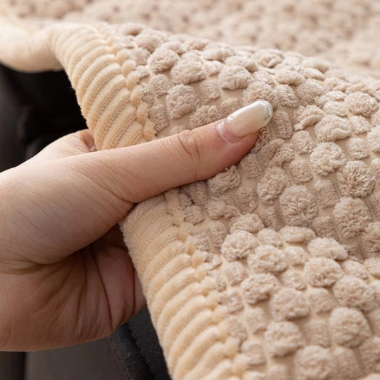 Milo – Coussin de canapé en velours côtelé pour toutes les saisons
