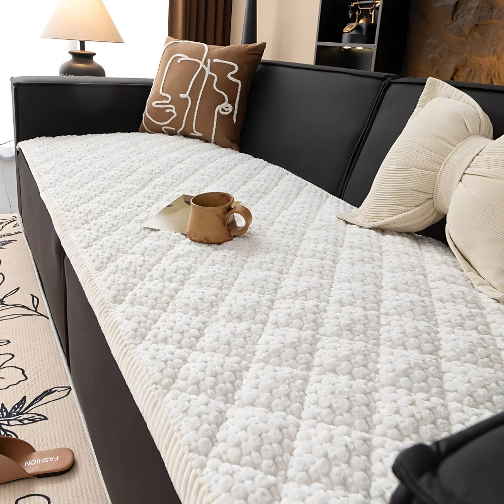 Milo – Coussin de canapé en velours côtelé pour toutes les saisons
