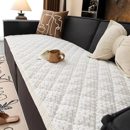 Milo – Coussin de canapé en velours côtelé pour toutes les saisons