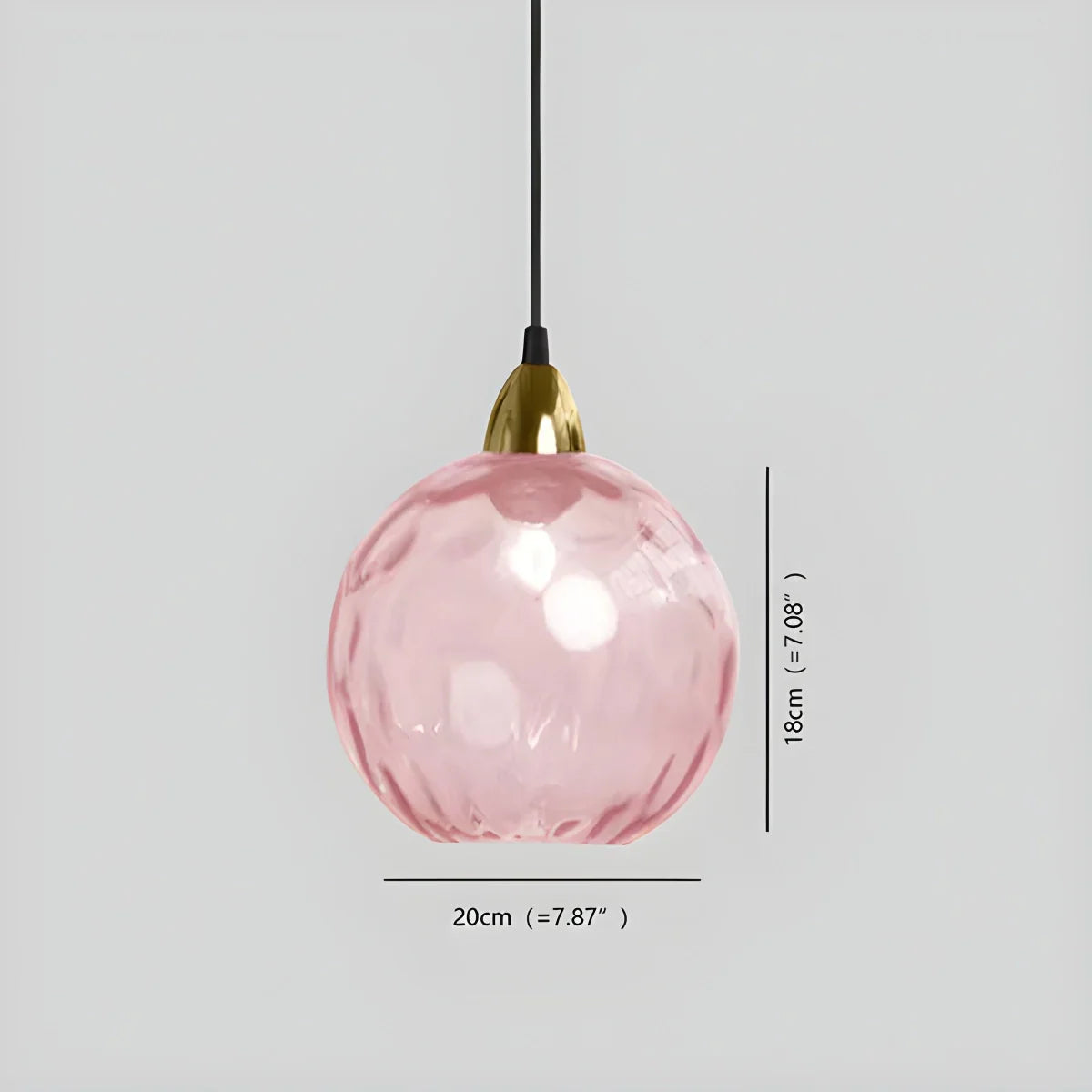 Emiko – Suspension en verre moderne