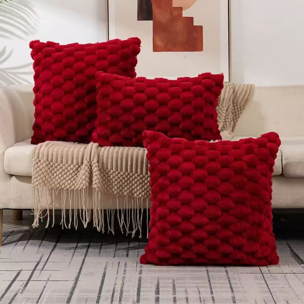 Nele – Housse de coussin tissée