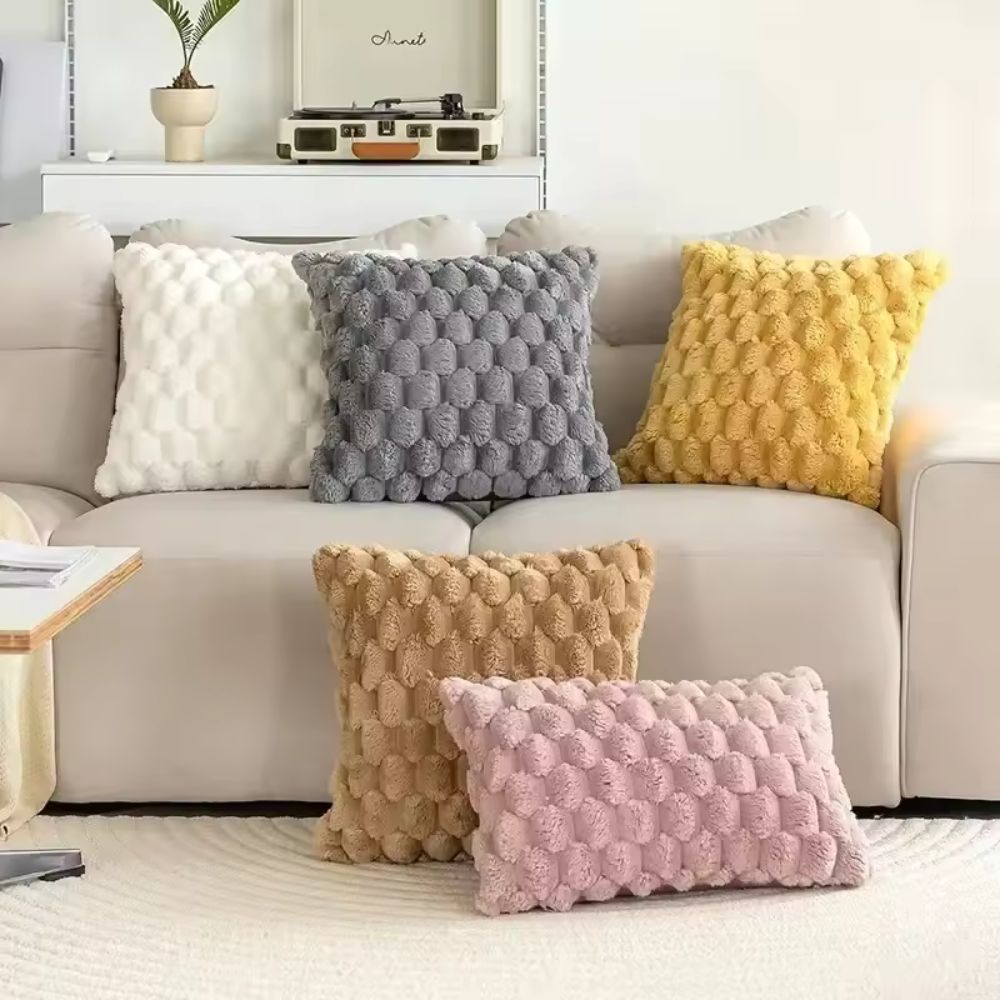 Nele – Housse de coussin tissée
