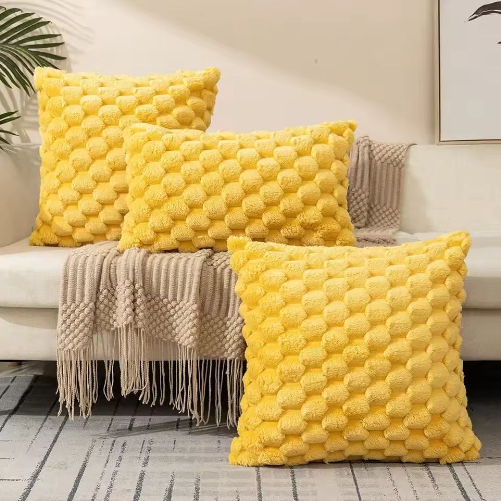 Nele – Housse de coussin tissée