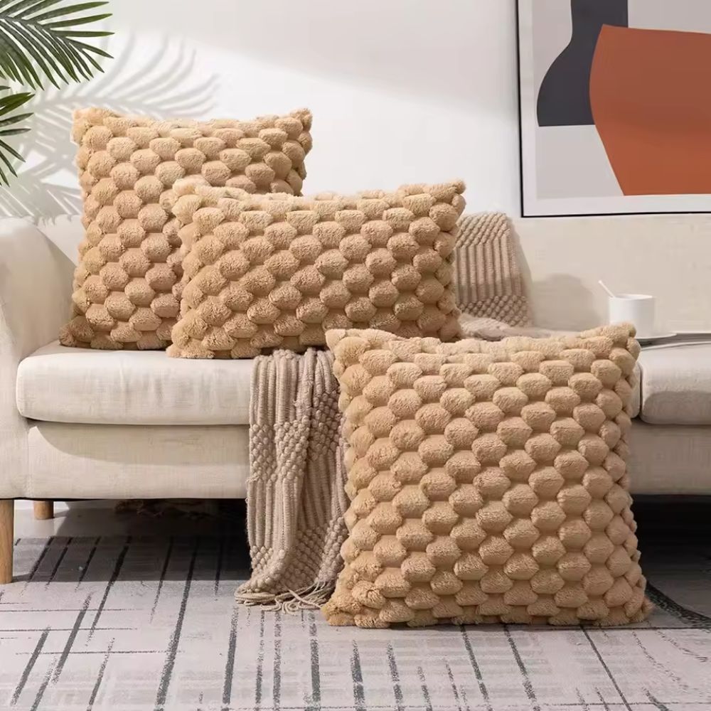 Nele – Housse de coussin tissée