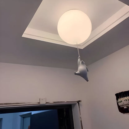PolarLoon – Ludique Lampe Suspension Ours Ballon