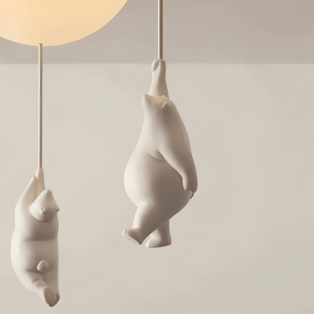 PolarLoon – Ludique Lampe Suspension Ours Ballon