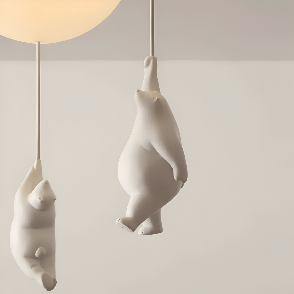 PolarLoon – Ludique Lampe Suspension Ours Ballon