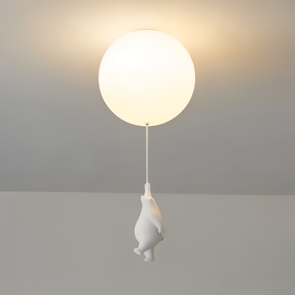 PolarLoon – Ludique Lampe Suspension Ours Ballon