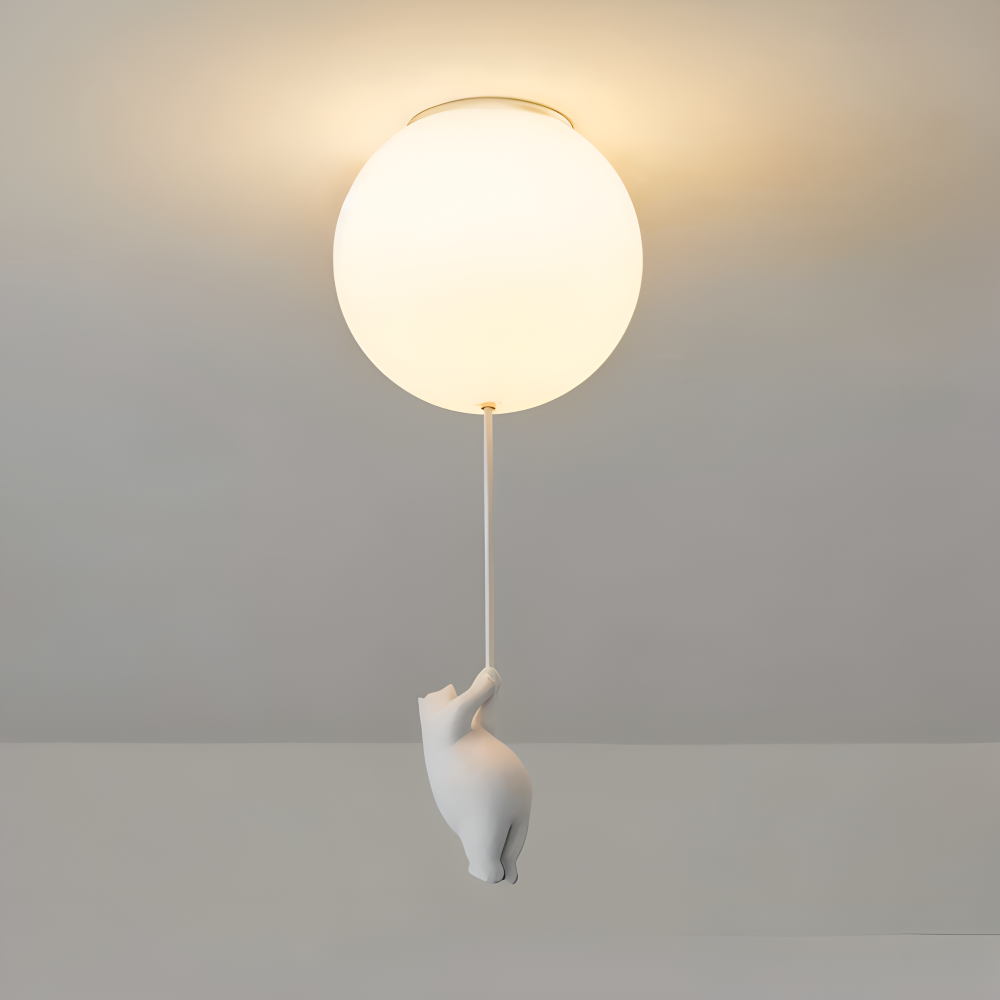 PolarLoon – Ludique Lampe Suspension Ours Ballon