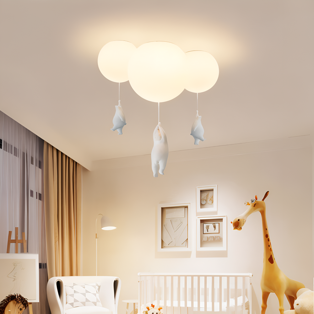 PolarLoon – Ludique Lampe Suspension Ours Ballon