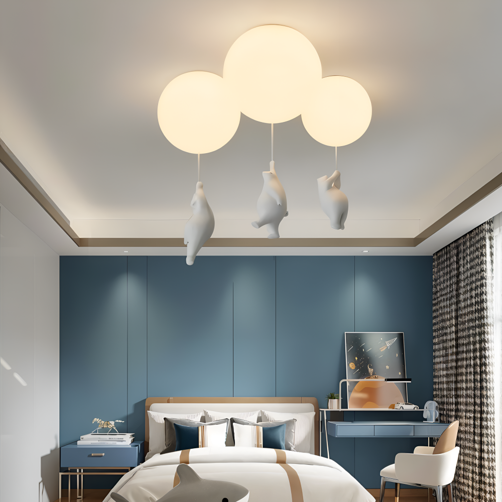 PolarLoon – Ludique Lampe Suspension Ours Ballon