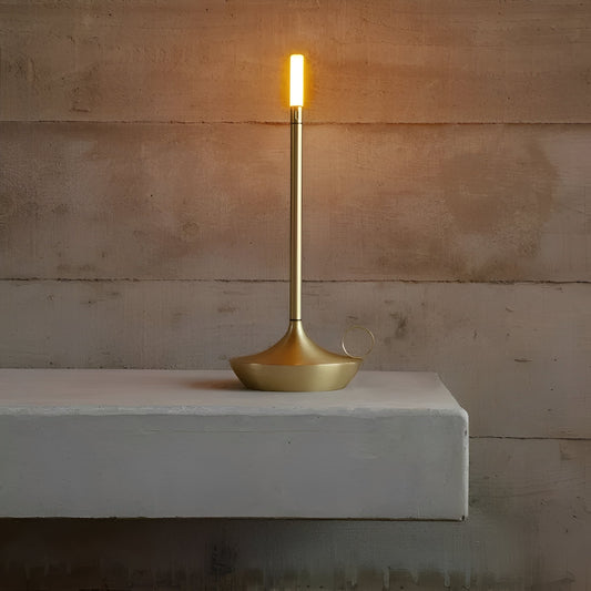 Nina – Lampe de table portable en design cylindrique