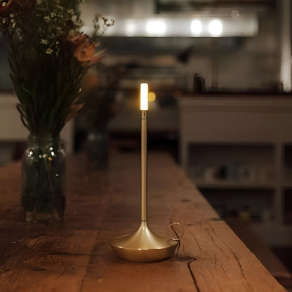 Nina – Lampe de table portable en design cylindrique
