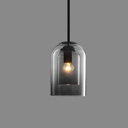 Hyun – Lustre en verre créatif au design rétro