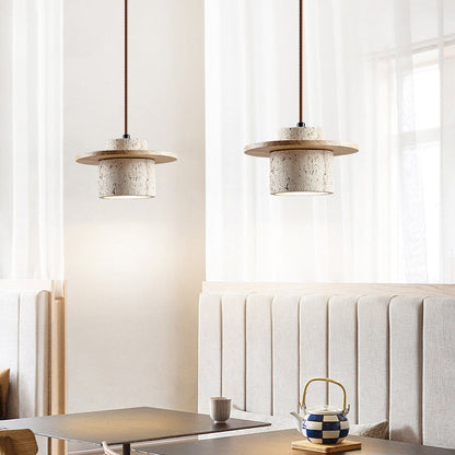 Noemi – Lampe de table rétro en pierre