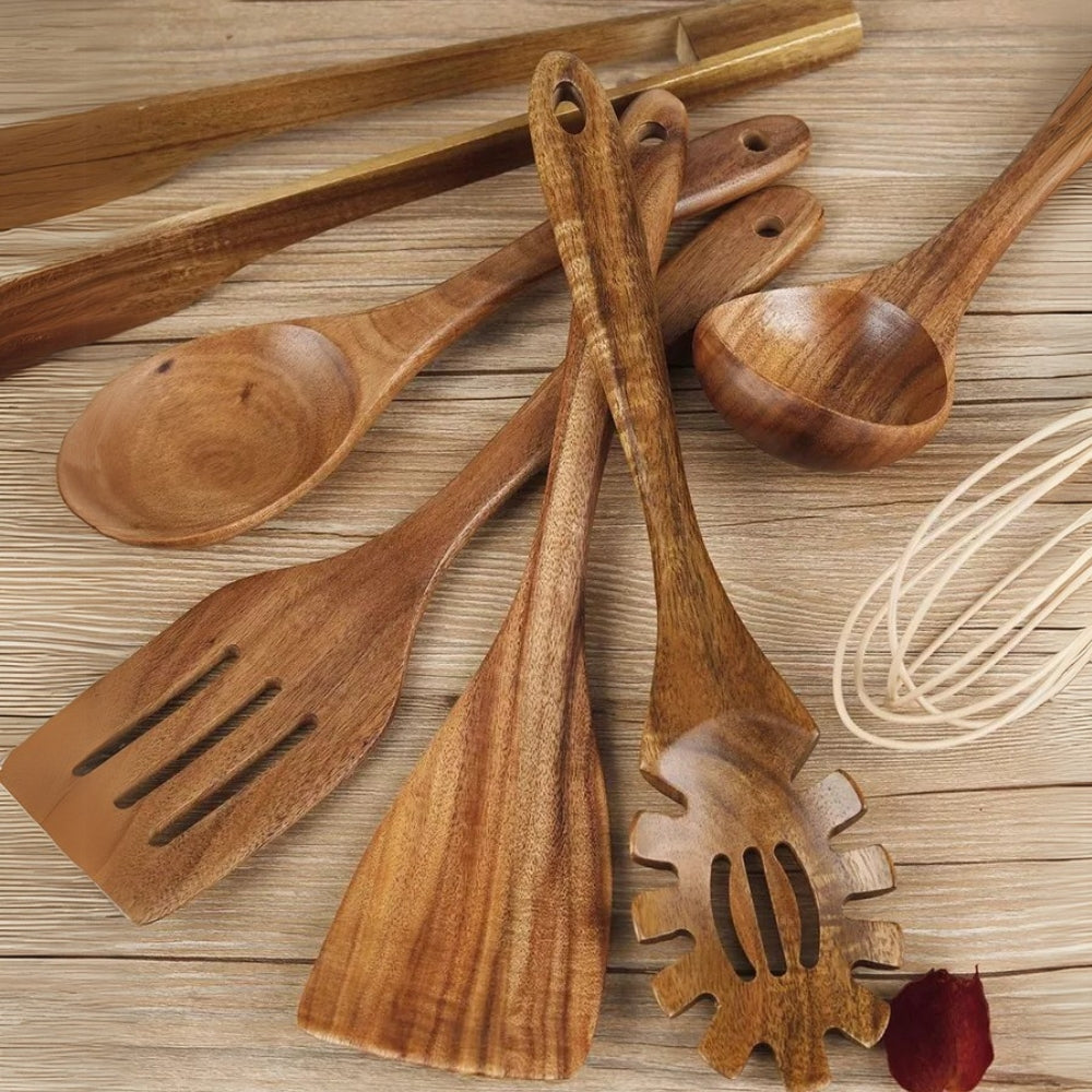 Elmar – Ustensiles de cuisine en bois premium