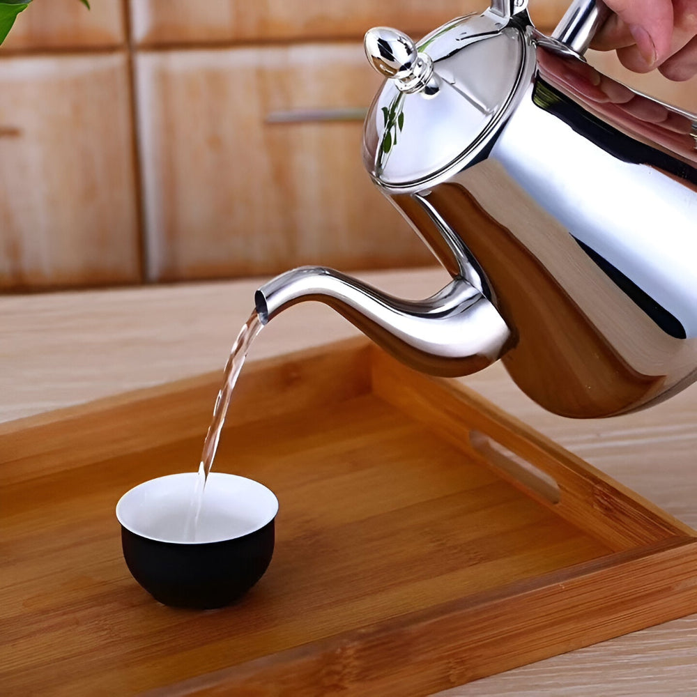 Mizu – Moderne Cafetière en Acier Inoxydable