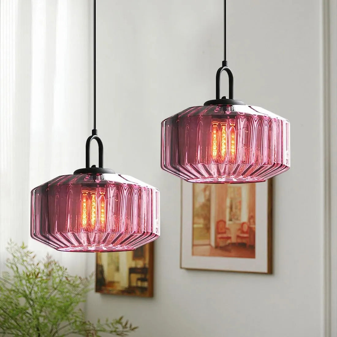 Vireo – Suspension en verre moderne