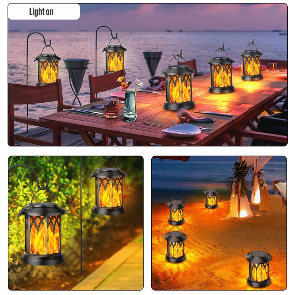 Lucian – Lampe à flammes solaires à LED