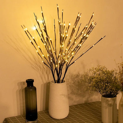 Marilyn – Lampe branche de saule avec lumière naturelle douce