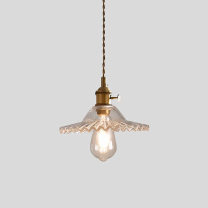 Hiroko – Suspension en verre rétro