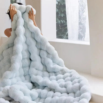 Avelyn – Couverture en velours à bulles