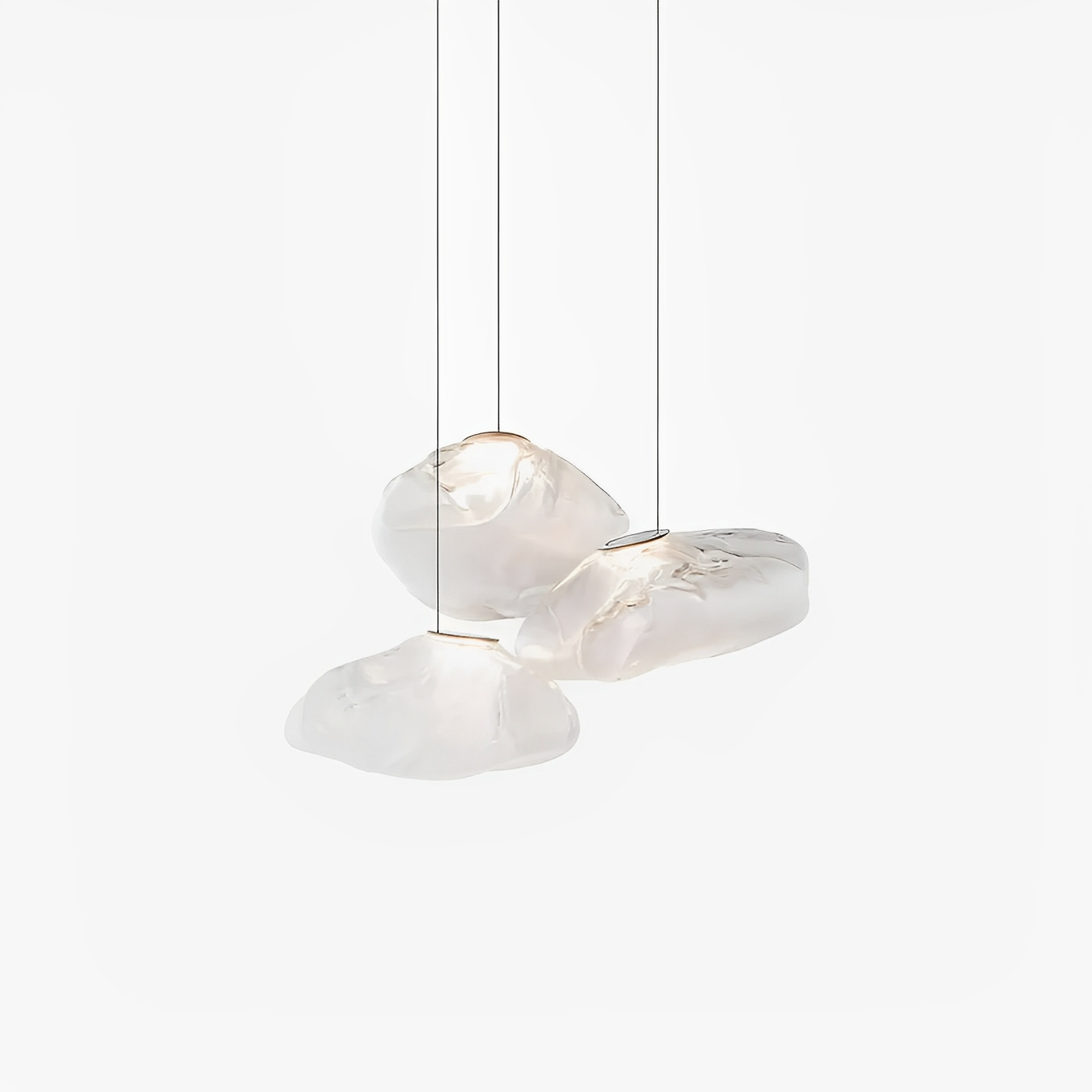 Valen – Lustre d'escalier nordique en verre