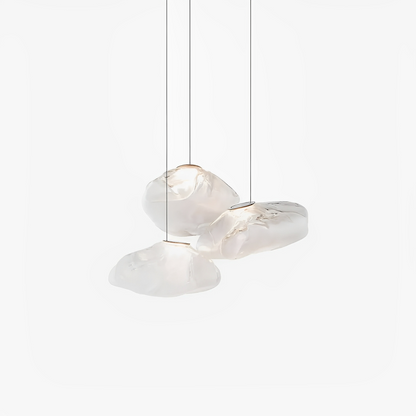 Valen – Lustre d'escalier nordique en verre