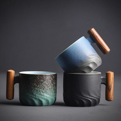 Tuguro – Tasse à thé en céramique avec poignée