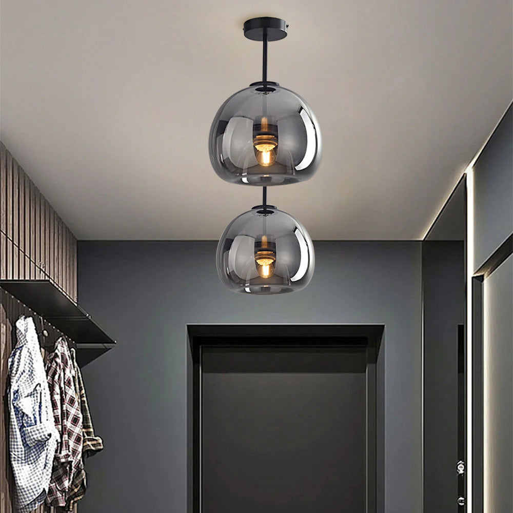 Max – Lampe suspendue en verre rond