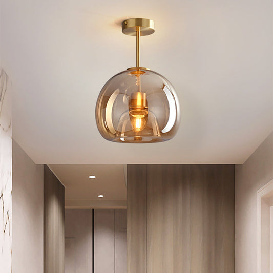 Max – Lampe suspendue en verre rond