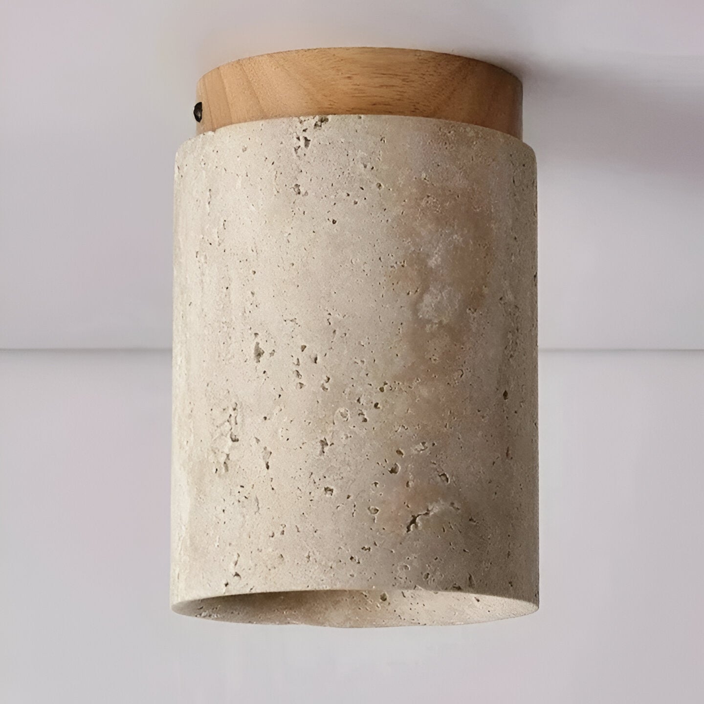 Eira – Plafonnier en Pierre de Grotte Jaune