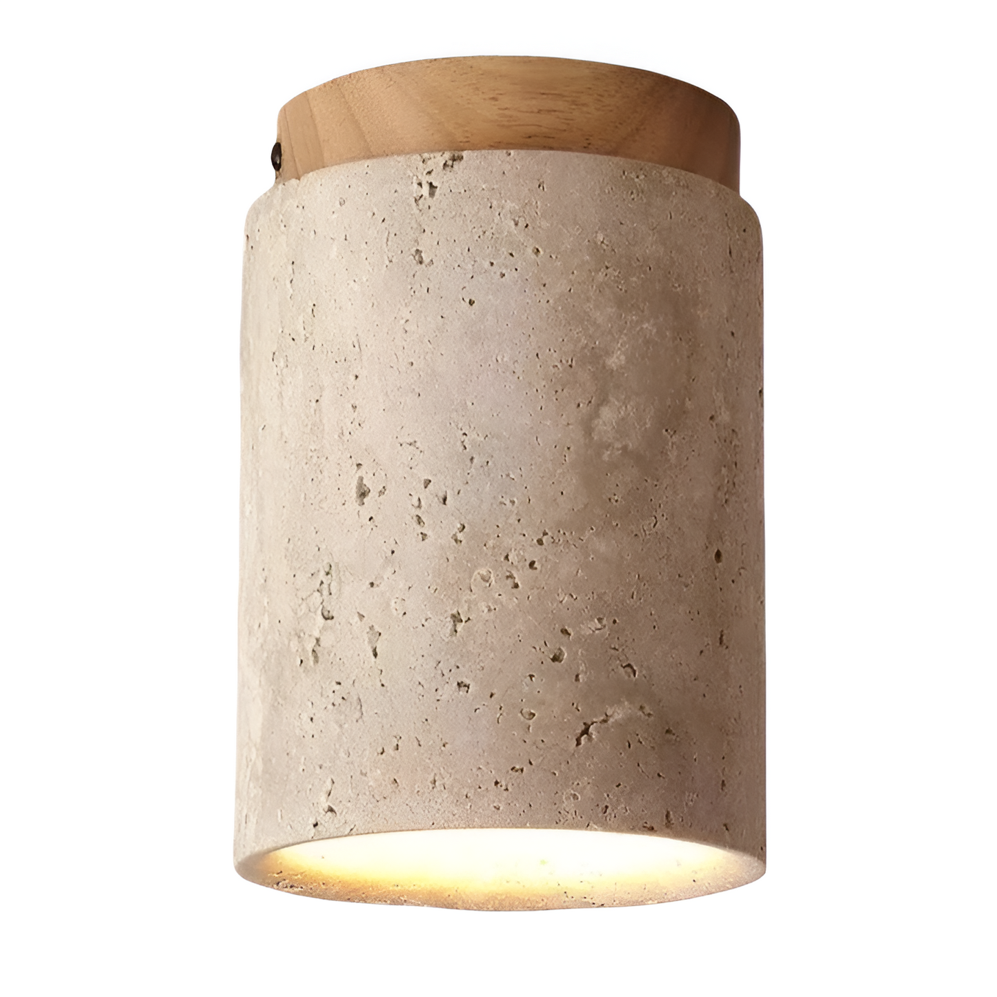 Eira – Plafonnier en Pierre de Grotte Jaune
