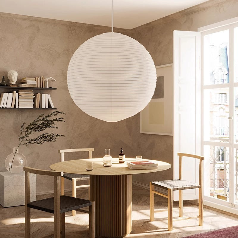 Amaya – Abat-jour en papier blanc au design moderne
