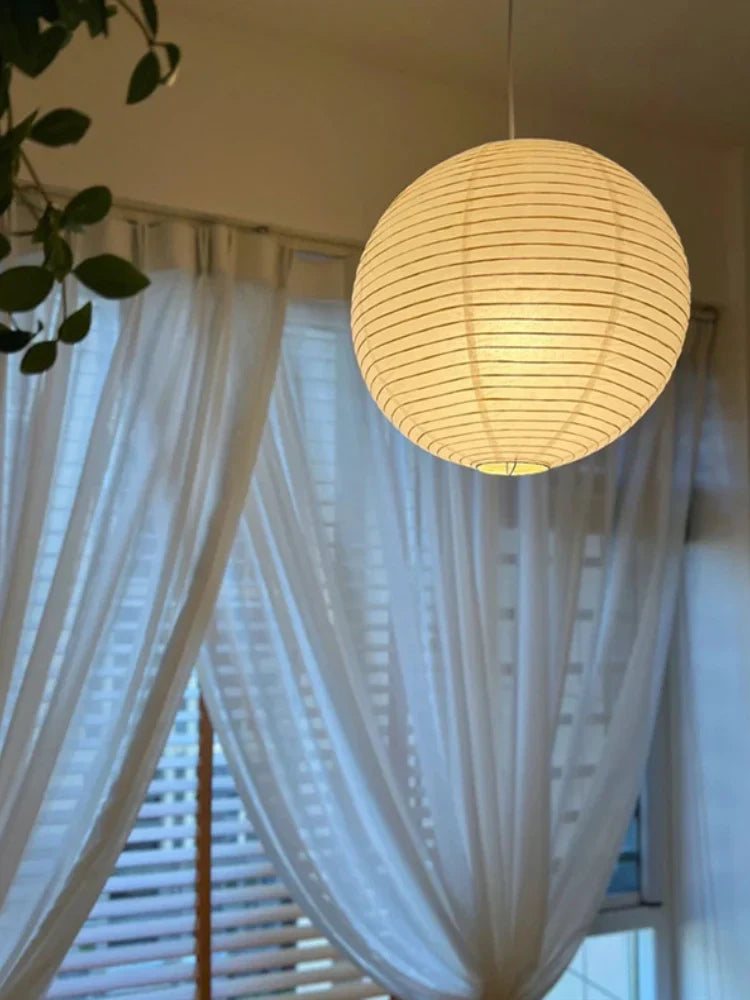 Amaya – Abat-jour en papier blanc au design moderne