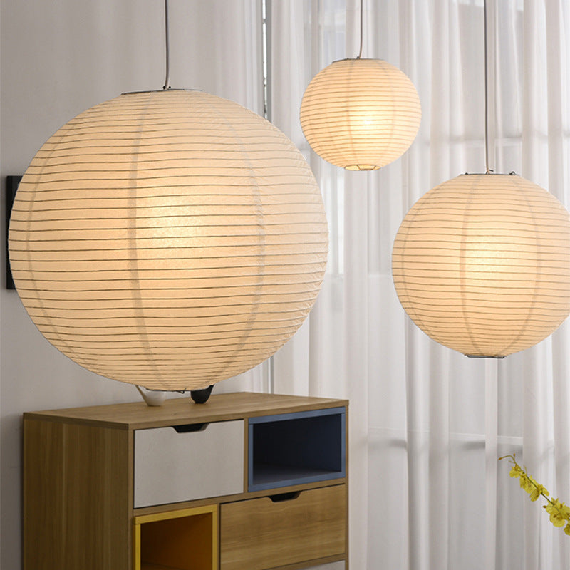 Amaya – Abat-jour en papier blanc au design moderne