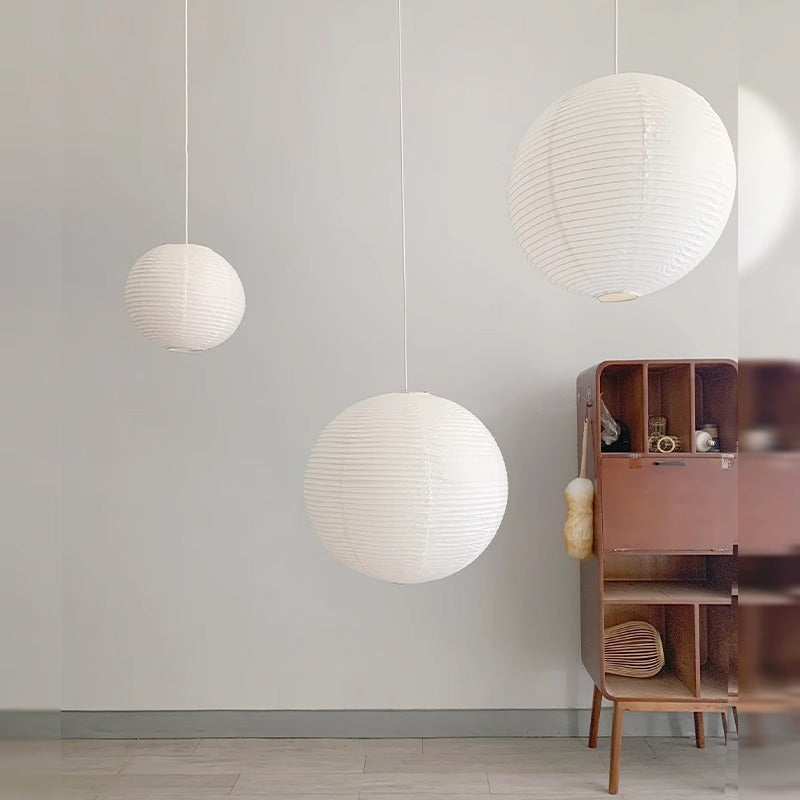 Amaya – Abat-jour en papier blanc au design moderne