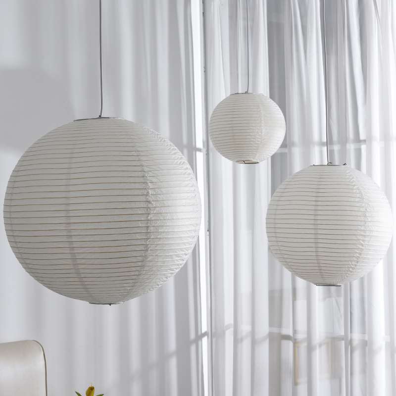 Amaya – Abat-jour en papier blanc au design moderne