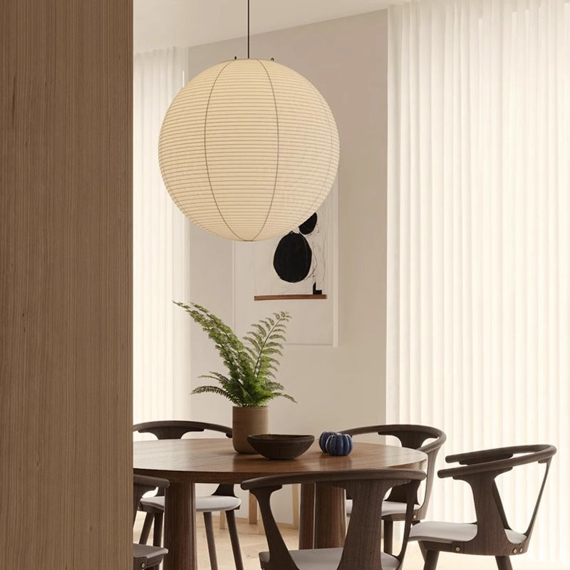 Amaya – Abat-jour en papier blanc au design moderne